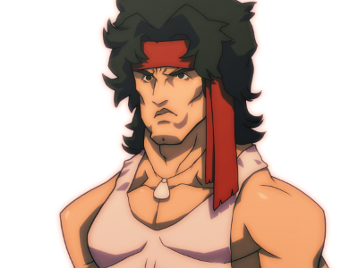 Anim80's #1: Rambo 80s anime comic book illustration manga rambo