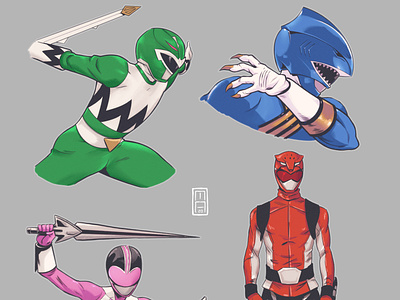 Power Rangers Designs, Themes, Templates And Downloadable Graphic Elements  On Dribbble