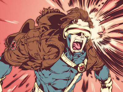 Cyclops anime character design comic book comics cyclops graphic novel illustration manga x men xmen