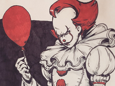 Pennywise anatomy anime art figure study illustration it manga pennywise process sketchbook sketches stephen king