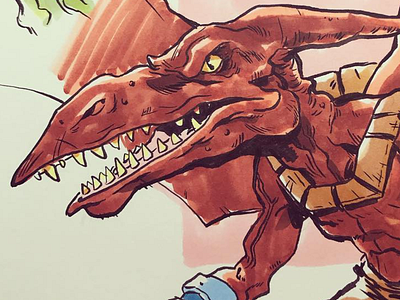 Extreme Dinosaur 2 anime cartooning comic comic book dinosaur extreme dinosaurs illustration manga teenage mutant ninja turtles