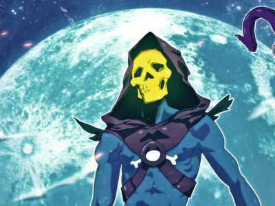 Skeletor comic he man illustration skeletor