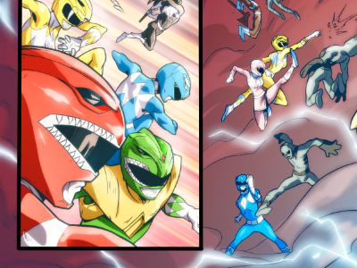 Power Rangers Comic anime character design comic comic book concept art graphic novel manga power rangers super hero