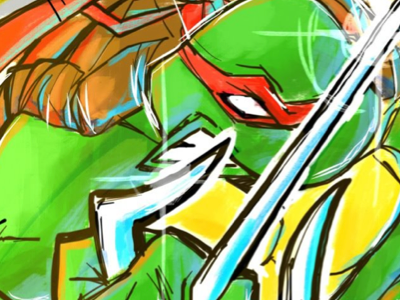 iPad Sketch 2 illustration ipad raphael sketch teenage mutant ninja turtles