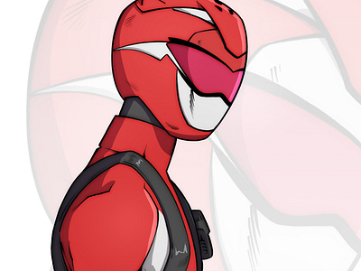 Red Ranger by Mike Anderson on Dribbble