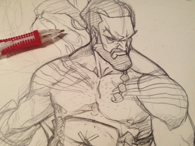 Drogo WIP drogo game of thrones illustration