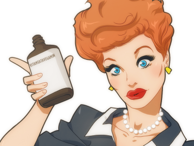 I Love Lucy 50s i love lucy illustration lucille ball pinup