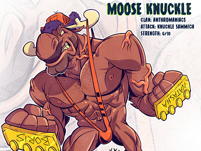 Moose Knuckle 80s 90s anime character design comic book comics concept art draw illustration manga mutant mutants nostalgia retro sketch superhero teenage mutant ninja turtles tmnt