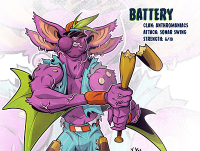 Battery anime character design comic comic book comics illustration manga mutant sketch tmnt