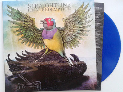 Straightline - Album Artwork album bird illustration music punk skate vinyl