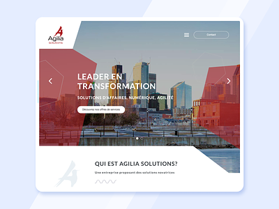 Agilia Solutions Website creative design design graphic design interface ui user experience user interface ux web webdesign website website design