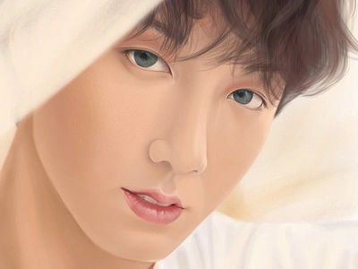 Jungkook bangtanboys bts btsjungkook digitalart fanart portrait