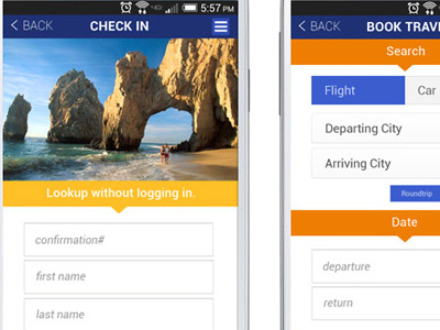 Southwest Airlines Proposed App Redesign app mobile design ui ux