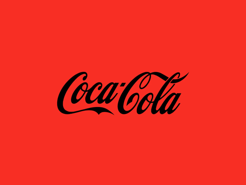 Cocacola 2d animation after effects animation branding cocacola lettering animation logo logo animation motion graphics storytelling