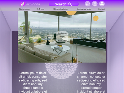 Hompage app ux