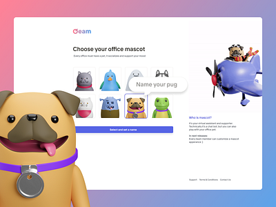 Mascots for Qeam.co