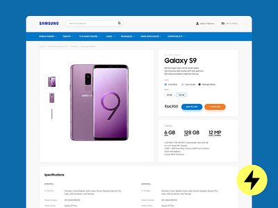 Product page ecommence ecommerce ecommerce app ecommerce design ecommerce shop product product design product page productdesign products samsung samsung galaxy samsung service center shop shopify shopping store store app store design storefront