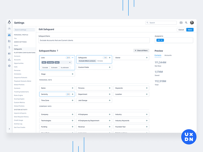 Advanced Filters by Alex Tsibulski for Machina on Dribbble