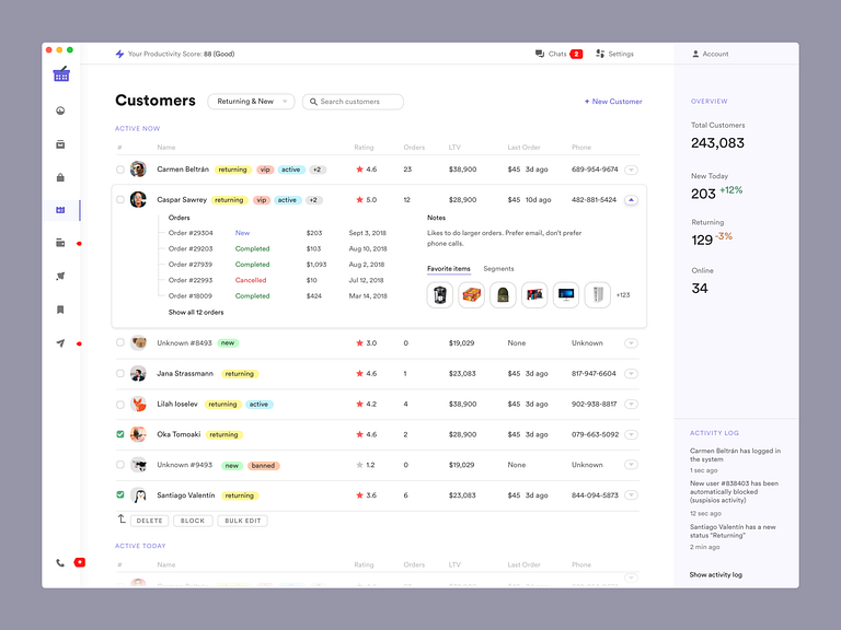 Customers by Alex Tsibulski for UXDN on Dribbble