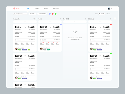 Kanban for Private aviation brokers