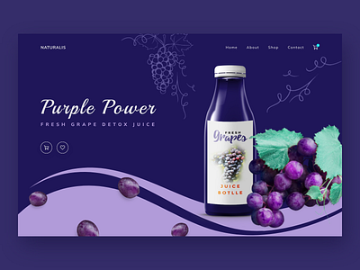 Beverage Landing Page | Fruit Juice