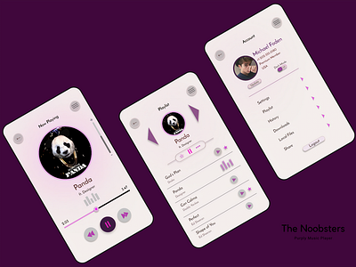 Purply Music Player