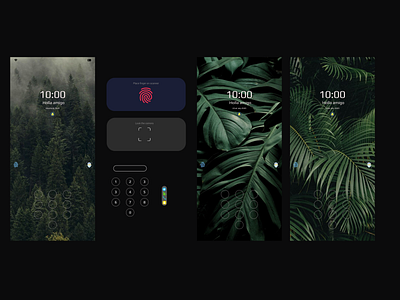 Flick Lock Screen android app apple concept dark design illustration lock screen lockscreen phone screen ui uiux user experience userinterface ux wallpaper
