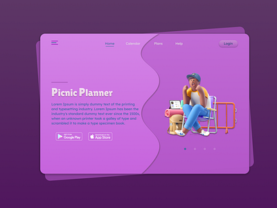 Picnic Planner Landing Page