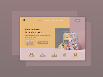 Work Space Landing Page