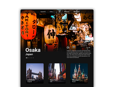 Japan Tourism Landing Page. app branding design illustration tourism tourism ui ui uiux user experience userinterface web ui