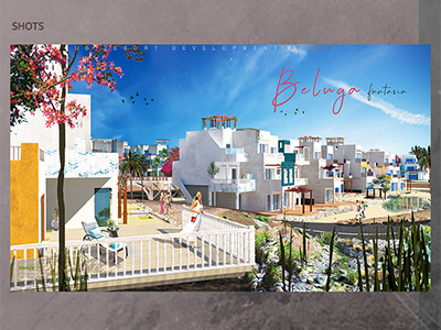 Beluga resort ( Chalet Shot) architectural visualization post production rendering