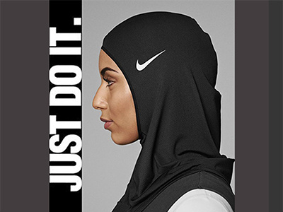 My PRO HIJAB NIKE Visualization advertising branding branding design design graphic design poster art visual design visualisation