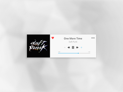 Music Player 009 clean ux daily icons minimal music player shadow ui
