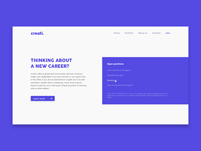 Job Listing 050 clean daily job listing minimal modern switzerland ui ux