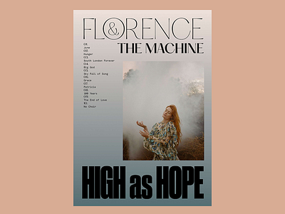 High as Hope art direction design graphicdesign poster typography visual design