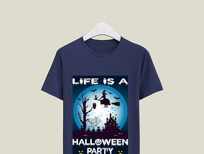 Halloween T-Shirt Design branding design flat halloween halloween t shirts illustration illustrator logo minimal t shirt t shirt design t shirts ui ux vector