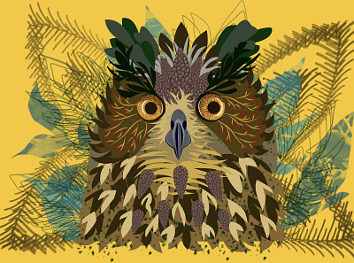 Forest Tea Owl birds branding design forest grapic design illustration owl tea timber woods