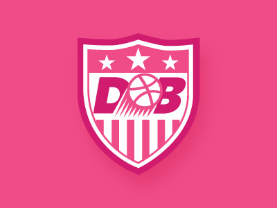USA inspired Dribbble shield dribbble fun logo shield soccer team usa usa