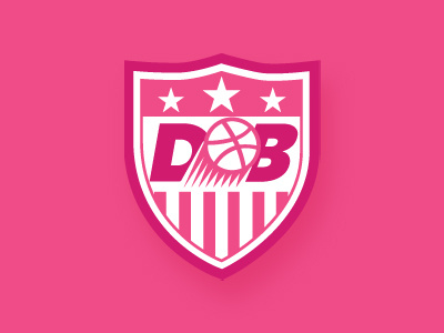 USA inspired Dribbble shield