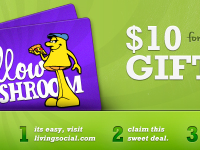 Mellow Mushroom Anderson Gift Card Cover