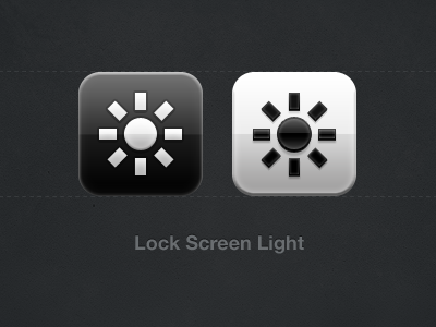 Lock Screen Light Icon