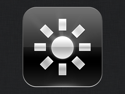 LSL App Icon Dribble HD app apple black iphone 4 iphone 5 light lsl white