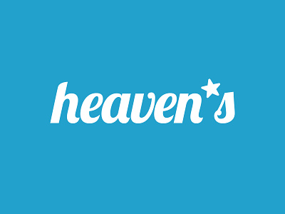 Heavens Mattress Factory blue factory identity logomark logotype mattress