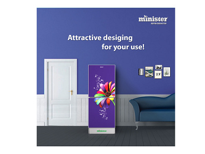 minister Refrigerator ad ad design