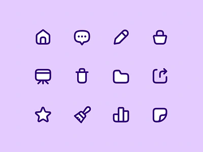 Lollipop Icons app icon icon design iconography metalab pitch presentation ui ux