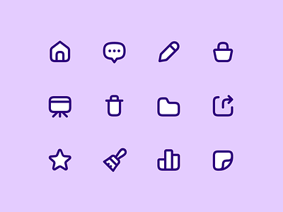 Lollipop Icons app icon icon design iconography metalab pitch presentation ui ux