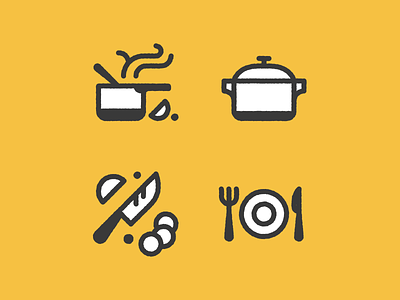 Pared Scraps chef cook food icons illustration knife pared prep vector