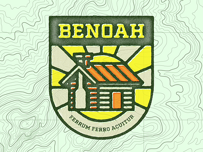 Camp Benoah badge benoah cabin camp patch
