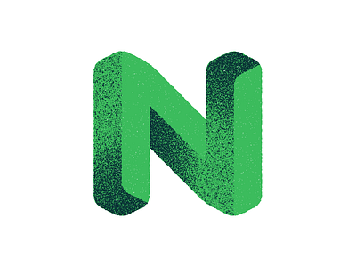 N-Credible grit impossible initial logo n texture