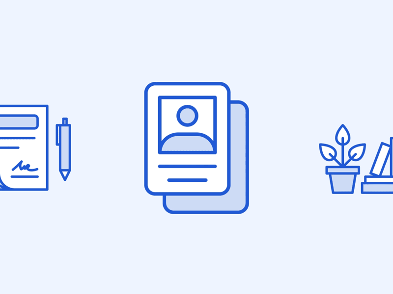Carousillustrations app benefits empty illustration office onboarding state success